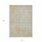 Homeroots 5' X 8' Gold Damask Washable Indoor Outdoor Area Rug 607699 - alternate 2