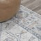 Jonathan Y Brandy Rustic Border Low-Pile Machine-Washable Light Gray/Blue 5 ft. x 8 ft. Area Rug WSH321B-5 - alternate 2