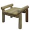 Homeroots 28" X 20" X 18"  Natural Wood Ottoman 370289 - alternate 1