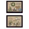 Homeroots Set Of Two Bath Time 3 Black Framed Print Bathroom Wall Art, 2PK 407158 - alternate 1