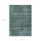 Homeroots 8' X 10' Teal Blue Aqua And Gray Striped Washable Indoor Outdoor Area Rug 588127 - alternate 2