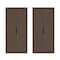 Manhattan Comfort Rivington 38in Bookcase Cabinet in Walnut - Set of 2 2-BC004-BR - alternate 3