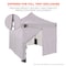 Ergodyne White Pop-Up Tent Zipper Door Sidewall - 10ft 6196 - alternate 2