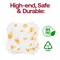 Smarty Had A Party White with Gold Paint Splatter Paper BeverageCocktail Napkins 600 Napkins, 600PK 3292-CASE - alternate 4