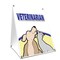 Signmission Veterinarian, 36 Inch x 24 Inch A-frame Yard Sign, Plastic Sign SBC-2436-Veterinarian - alternate 1