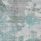 Homeroots 5' X 8' Blue And Teal Blue Abstract Washable Indoor Outdoor Area Rug 610439 - alternate 2