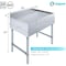 Amgood 36 in. x 22 in. Stainless Steel Underbar Drainboard AMG UD-2236-Z - alternate 2