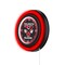 Holland Bar Stool Valdosta State University 15 Double Neon Wall Clock Clk15BK - alternate 2