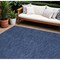 Homeroots 8' X 11' Navy Blue Indoor Outdoor Area Rug 522324 - alternate 2