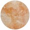 Homeroots 8' Salmon Peach And Ivory Round Nautical Washable Indoor Outdoor Area Rug 581745 - alternate 2