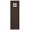 Ekena Millwork True Fit PVC San Antonio Mission Style Fixed Mount Shutters, Raisin Brown, 18W x 44H, PR TFP001ST18X044TB - alternate 2