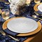 Smarty Had A Party 625 Clear Floral Round Disposable Plastic Pastry Plates 240 Plates, 240PK 726-CASE - alternate 3
