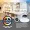 Halo White 3.8 in. W Plastic LED Dimmable Recessed Downlight 60 W LT4069FS1EWHR - alternate 2