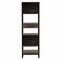 Homeroots 89" Brown Five Tier Library Bookcase with A Drawer 535141 - alternate 1