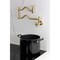 Kingston Brass Wall Mount Pot Filler Faucet, Brushed Brass KS2107CG - alternate 2