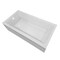 Whitehaus Collection ALCOVE SOAKING BATHTUB WITH DRAIN HOLE OPTIONS WHAB6030-L-WH - alternate 2