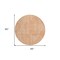 Homeroots 8' Orange And Ivory Round Abstract Washable Indoor Outdoor Area Rug 594949 - alternate 2