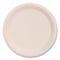 Dart Compostable Molded Fiber Dinnerware, ProPlanet Seal, Plate, 9" dia, Natural, PK500 9FBRP1 - alternate 1