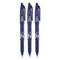 Pilot FriXion Ball Erasable Gel Pen, Stick, Fine 0.7 mm, Blue Ink, Blue Barrel, 3PK 31567 - alternate 2
