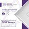 Anzzi Titan 36" x 36" Double Threshold Shower Base in White SB-AZ009WH - alternate 2