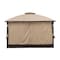 Sunjoy Tan+Brown Replacement Curtain For Moorehead Steel Patio Gazebo 11X13 Ft A101011500 Sold At A111305800 - alternate 1