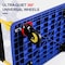 Wrightmaster 1100 lb. Capacity 4-Wheel Steel Standard Duty Platform Truck - Blue, Folding Push Cart ZR-EX-500 - alternate 2