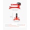 Vevor Pipe Vise Portable Lightweight Aluminum Pipe Vise 1/8 in to 1-1/2 in Capacity RG1510 - alternate 3