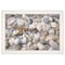 Homeroots Starfish and Seashells 3 White Framed Print Wall Art 406928 - alternate 1