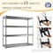 Shuntong Atlas 4-Tier 72 in.W x 24 in.D x 72 in.H Heavy Duty Garage Shelving Load 8000 Lbs, Gray Vein ATLAS722472-4G2000 - alternate 2