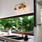 Vaxcel Harper 23.5 in W 3-Light Brass Gold Mid-Century Modern Bathroom Vanity Light Wall Fixture W0470R - alternate 3