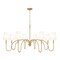 Z-Lite Jisele Rubbed Brass 8 Light Chandelier 4505-8RB - alternate 1