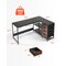 Vevor L-Shaped Computer Desk 59-inch Reversible Gaming Desk 4 Woodern Drawers DX0202-C250335D-01 - alternate 2