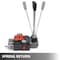 Vevor 2 Spool Hydraulic Joystick Control Valve 11gpm, Double Acting Cylinder Spool Bsp P40 - alternate 2
