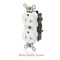 Leviton PlugsandReceptacles, 20A, 125VAC, Blk, Nylon MT563-SE - alternate 2