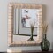 Bali & Pari Adino Bohemian Woven Natural Grasscloth Rectangle Accent Mirror 255-14038-ZORO - alternate 2