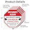 Signmission Security Alert This Facility Under, 10 inch X 10 inch, Aluminum Metal Signs, 5PK OC-A-5Pack-10-317 - alternate 2