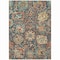 Homeroots 5' X 8' Navy Blue Terra Cotta And Beige Damask Washable Indoor Outdoor Area Rug 603744 - alternate 2