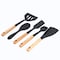 Oster Marion 5 Piece Silicone and Wood Kitchen Tool Set in Black 143736.05 - alternate 1