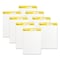 Post-It Vertical-Orientation Self-Stick Easel Pads, Unruled, 25 x 30, White, 30 Sheets, 8PK 559VAD8PK - alternate 1