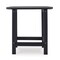 Signature Design by Ashley Sundown Treasure Black Square HDPE Contemporary End Table P008-703 - alternate 2