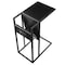 Homeroots 26" Black Wood and Iron C Table End Table With Magazine Holder And USB Port 544068 - alternate 2