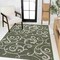 Jonathan Y Maribel Traditional Classic All-Over Scroll Green/Cream 4 ft. x 6 ft. Indoor/Outdoor Area Rug TSN205D-4 - alternate 2