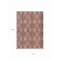 Homeroots 10' X 14' Orange Beige And Gray Floral Medallion Washable Indoor Outdoor Area Rug 614628 - alternate 2