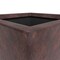 Leisuremod Serene Tapered Square Fiberstone & MgO Clay Planter with Cover, Weatherproof, No Assembly SP21BR - alternate 3