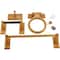 Home Impressions Sierra Medium Oak Bath Hardware Set CM021001Q - alternate 1