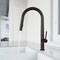 Vigo Greenwich Single Handle Pull-Down Sprayer Kitchen Faucet in Matte Black VG02029MB - alternate 2