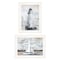 Homeroots Set Of Two Lighthouse Sailboat 1 White Framed Print Wall Art, 2PK 407079 - alternate 1