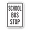 Signmission School Bus Stop, Heavy-Gauge Aluminum Rust Proof Parking Sign, 18" x 24", A-1824-24749 A-1824-24749 - alternate 1