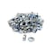 Primefit OHC Zinc-Plated Steel Double Ear Hose Clamps, Range 15mm-18mm, 100PK OHC17-100 - alternate 1