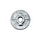 Cdco 5/8" V-Groove Pulley, 5/8" Bore, 2-1/2" OD, 2-1/4" Pitch Dia, 1/2" W x 11/32" Thick Belt, Zinc 250A6 - alternate 2